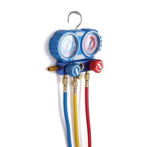 GTYPRO Auto klimaanlage Kältemittel Freon Doppel ventil Manometer mit Dichtung ringen Diagnose reparatur Werkzeugs atz