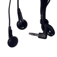 Earbud Pemandu Wisata Sekali Pakai Vicsound 3.5mm Earphone Berkabel Harga Terjangkau Headphone Musik untuk Penerbangan