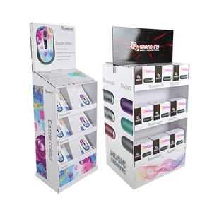 حامل عرض مخصص من الورق المقوى هوك 2-الجانب عداد PDQ بلوتوث المتكلم المموج ورقة الترويجية الرف - Product Image 3