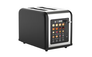 <span class=keywords><strong>Grille</strong></span>-<span class=keywords><strong>pain</strong></span> OEM à écran tactile 2 <span class=keywords><strong>tranches</strong></span> avec affichage coloré <span class=keywords><strong>Grille</strong></span>-<span class=keywords><strong>pain</strong></span> numérique en acier inoxydable avec bagel, muffins et gaufres - Product Image 4