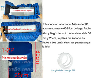 Blue <b>Air</b> <b>Conditioning</b> Cover <b>for</b> Wall Mounted <b>Unit</b> Durable Plastic <b>Home</b> Use - Product Image 3