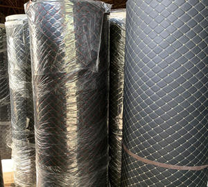 Étanche 3D Texture 0.6 cm Faux Diamant Artificiel Tissu D'ameublement De Voiture Synthétique <span class=keywords><strong>Matelassé</strong></span> Broderie PVC <span class=keywords><strong>Cuir</strong></span> avec Mousse - Product Image 3