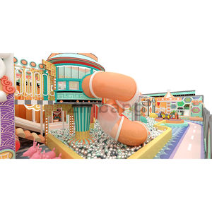 Faites de votre <span class=keywords><strong>restaurant</strong></span> un lieu préféré avec des équipements de terrain de jeu intérieur pour enfants sur le thème des hamburgers, attirant les enfants à manger et à <span class=keywords><strong>jouer</strong></span>. - Product Image 2