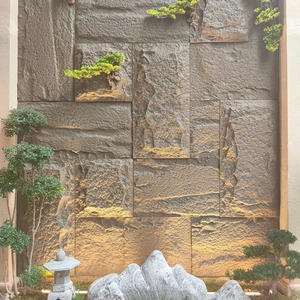 <span class=keywords><strong>Dalle</strong></span> épaisse en pierre artificielle PU moderne pour application murale intérieure et extérieure avec éclairage <span class=keywords><strong>LED</strong></span> - Product Image 5