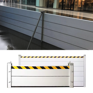 Barrière d'eau en aluminium amovible Barrière de porte d'inondation Barrière d'inondation automatique Montage au sol - Product Image 4
