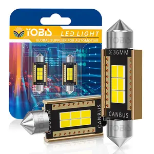 YOBIS C5W LED CANBUS 28mm 31mm 36mm 39mm 41mm C10W LED-Glühre 3020 Chip 12V Leseleuchte Autoinnenleuchte weiß 6000k fehlerfrei