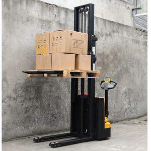Precio de fábrica 1 2 3 toneladas Apilador para caminar Batería de litio Palé Carretilla elevadora Condición especial Nuevo apilador eléctrico - Product Image 4