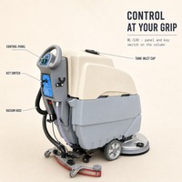 Autolaveuse autoportée WL-530, largeur 530 mm, raclette 780 mm, pression de brosse 40 kg, 2000 m²/h, 1050W, 24V, 100Ah, 50L, 55L, CE