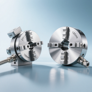 Mandrin hydraulique universel OEM personnalisé usiné CNC à 3, 4, 5, 6 mâchoires, 6, 8, 10, 16 pouces, pour tour CNC - Product Image 1