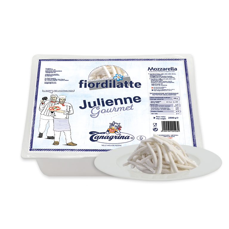 Fiordilatte для гурманов, 2,5 кг, Жульен, премиум-класса, инструменты для пиццы