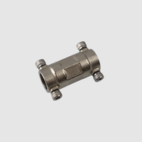 Raccord de pulvérisation haute pression droit en laiton de 12 mm sans trou, style pression supérieure, pour système de brumisation et de refroidissement de jardin