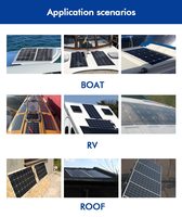 Panneau solaire flexible OEM personnalisé 50W 100W 150W 200W Perovskite OPV transparent mini photovoltaïque