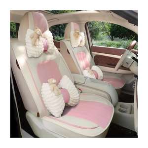 ชุดหุ้มเบาะรถยนต์หนังแท้สำหรับ Es350ดอดจ์นาวาร่าเรโนลต์สปอร์ตเน้นหนังกลับ EcoSport ชุดเต็มชุด<span class=keywords><strong>สีชมพู</strong></span> - Product Image 3