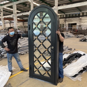 <span class=keywords><strong>Porte</strong></span> de cage à vin en fer forgé de petite taille, intérieur en verre simple, personnalisée, livraison gratuite - Product Image 4