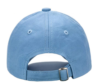 Casquettes de baseball structurées à 6 panneaux pour enfants, logo <span class=keywords><strong>dinosaure</strong></span> bleu uni, taille unique, personnalisables, réglables, style <span class=keywords><strong>papa</strong></span>, OEM - Product Image 2