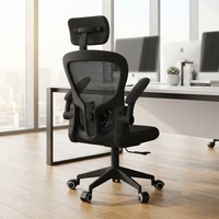 Chaise ergonomique en maille avec soutien lombaire et dossier réglable pour la maison, le bureau, le dortoir - Chaise d'ordinateur pour e-sport