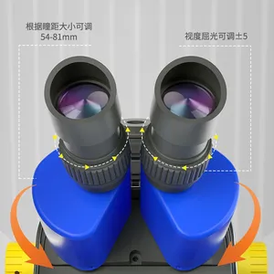 Механический MOS260-B11 бинокулярный микроскоп/Тринокулярный Стерео микроскоп 6-45X непрерывный зум для ремонта телефона - Product Image 2