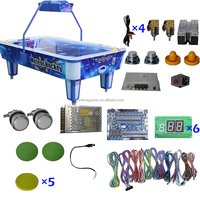 Kit de jeu de table de hockey sur air à monnayeur avec câblage de tableau, écran LED pour enfants, pour salle de jeux intérieure