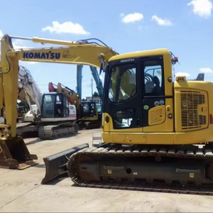 Efficient High-<b>Precision</b> Hydraulic Komatsu PC128-11 Komatsu PC128 Used Excavator for Large-<b>Scale</b> Solar Farm Construction - Product Image 1