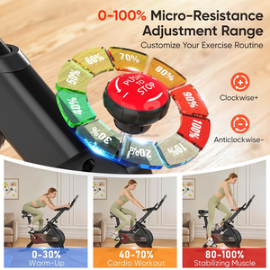 2025 Phong Cách Mới Chất Lượng Cao Thông Minh Từ Tập Thể Dục Xe Đạp Nhà Sử Dụng Tập Thể Dục Xe Đạp Tập Thể Dục Thương Mại Phòng Tập Thể Dục Tập Thể Dục Quay Xe Đạp - Product Image 4