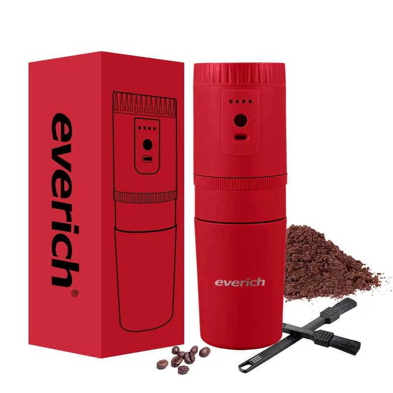 Factory Price Portable Electric Burr Coffee Grinder 200ML Functional Bulk Grinding Stainless Steel Bottle