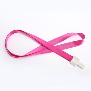 Custom Printed Brand LOGO ID Card Soft Elastic Jacquard Neck Woven Polyester Lanyard