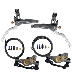 Juego <span class=keywords><strong>de</strong></span> Frenos <span class=keywords><strong>de</strong></span> <span class=keywords><strong>Disco</strong></span> Hidráulicos para Bicicleta AFTFA MTB Downhill Universal <span class=keywords><strong>de</strong></span> 4 Pistones - Product Image 6