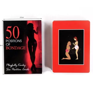 Jeux de <span class=keywords><strong>sexe</strong></span> exotiques, 10 pièces, meilleure vente de cartes, position de bondage, jouets sexuels BDSM, pour adultes - Product Image 3