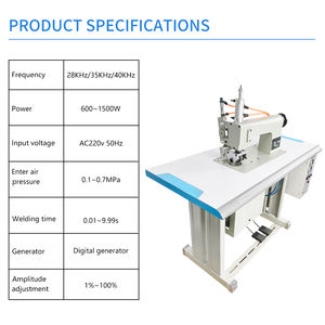 Industriële quiltmachine 35kHz 800W 20kHz 2000W huishoudelijk gebruik nieuwe staat kernmotoronderdeel ultrasoon kantnaaien - Product Image 3