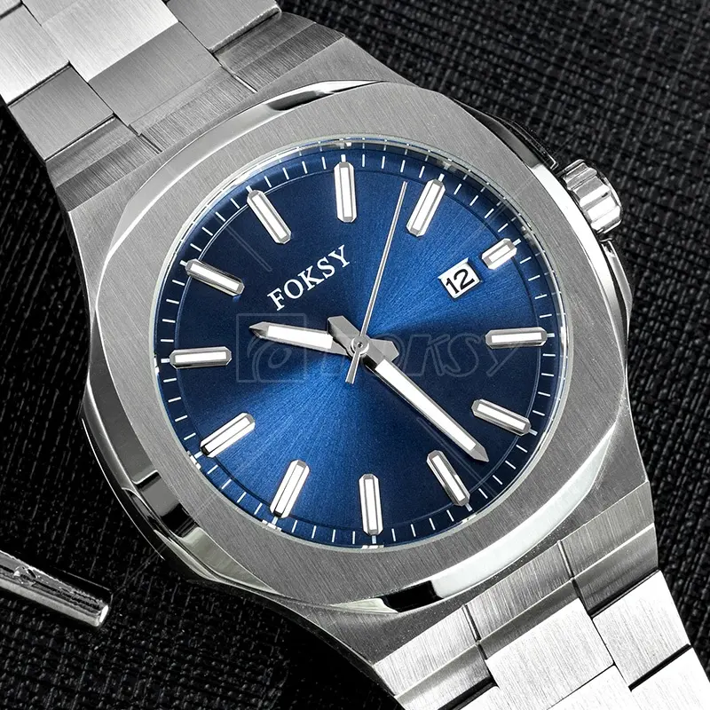 2022 nuovo modello di arrivo orologio al quarzo con Logo del marchio personalizzato di lusso in acciaio inossidabile da polso di alta qualità per uomo