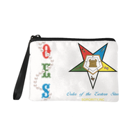 Porte-monnaie en gros avec lettres grecques de sororité, imprimé perles, fermeture éclair, pochette à poignet, logo personnalisé, cadeaux pour sœurs de sororité