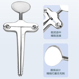 Oral <b>mouth</b> <b>opener</b>, medical dental stainless steel T-shaped <b>mouth</b> <b>opener</b>, emergency oral exercise <b>mouth</b> widening device wholesale - Product Image 2