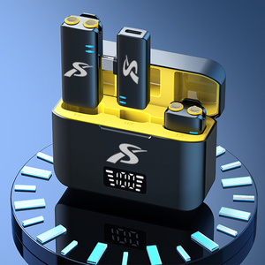 ไมโครโฟนไร้สายแบบหนีบปกเสื้อ SX16 ระดับมืออาชีพ พร้อมกล่องชาร์จ ไมโครโฟนบลูทูธขนาดเล็ก ไมโครโฟนไร้สายแบบหนีบปกเสื้อสำหรับ TikTok - Product Image 4