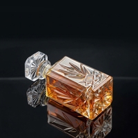 Carafe à whisky en verre cristal de luxe vide 750 ml, cadeau d'affaires classique transparent