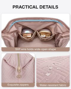 OEM Toiletries Cosmetic <b>Make</b> up Organizer Case Pouch Travel Makeup Bag for Women - Product Image 6