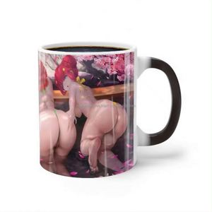 Mug de fête classique en porcelaine écologique de 11 oz, personnalisé avec logo imprimé par sublimation, sensible à la chaleur et changeant de couleur - Product Image 2