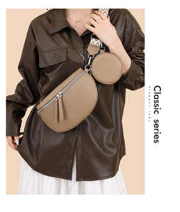 กระเป๋าสะพายข้างหนังลำลองแฟชั่นสำหรับผู้หญิง สไตล์สปอร์ตแฟชั่นใหม่ - Product Image 6