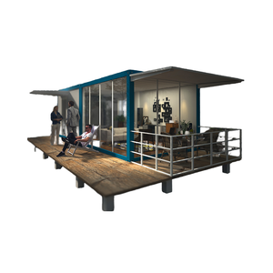 Petite maison conteneur en acier préfabriquée avec panneau sandwich pour usage en extérieur - Product Image 2