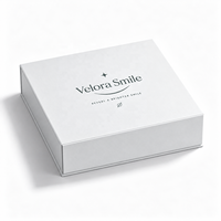 Kit de blanchiment dentaire de luxe, boîte personnalisée avec logo, emballage rigide en papier magnétique pour les marques de soins bucco-dentaires et les cliniques dentaires