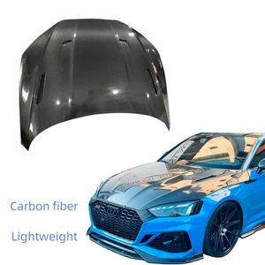Capot en fibre de carbone léger de haute qualité pour <span class=keywords><strong>Audi</strong></span> A5 <span class=keywords><strong>S5</strong></span> RS5 B9 2017-2024, style OEM, finition brillante - Product Image 1