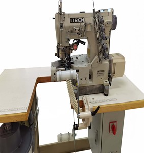 Machine à coudre industrielle OREN pour jambes de pantalon, sac anti-poussière pour vêtements, bande élastique RN9200-2 - Product Image 2
