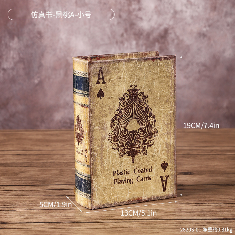 2820S-01 หนังสือจำลอง - โพดำเอซ - ขนาดเล็ก