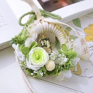 Guirlande <span class=keywords><strong>de</strong></span> roses éternelles <span class=keywords><strong>de</strong></span> luxe créative, porte-clés <span class=keywords><strong>de</strong></span> voiture, cadeau <span class=keywords><strong>de</strong></span> la Saint-Valentin, anniversaire, Nouvel An, printemps, fleurs séchées, ornement - Product Image 3