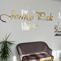 Letrero Acrílico con Logotipo Empresarial Personalizado para Pared, Letrero Acrílico Personalizado para Empresa, Letrero para Salón, Letrero para Clínica, Letrero para Oficina