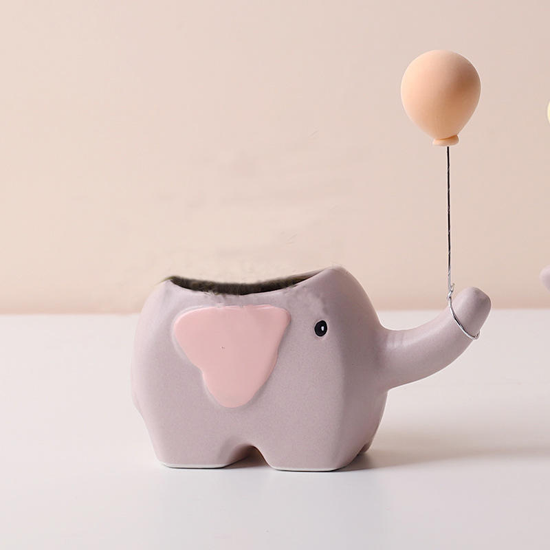 Pink  Dumbo [no hole] lotus root starch balloon