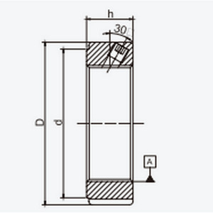 F Series Locking Nut Metric Coarse Thread Right Hand Slotted <b>Drive</b> Metal Compatible Fully Threaded GB/<b>T</b> 24425 OEM Support - Product Image 3