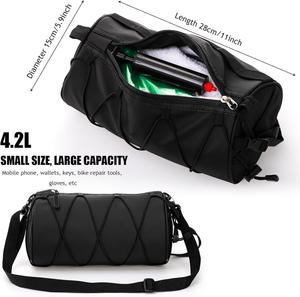 Sacoche de guidon tendance pour vélo VTT, cyclisme en extérieur, étanche, noir/vert, tailles 2L/5L - Product Image 2
