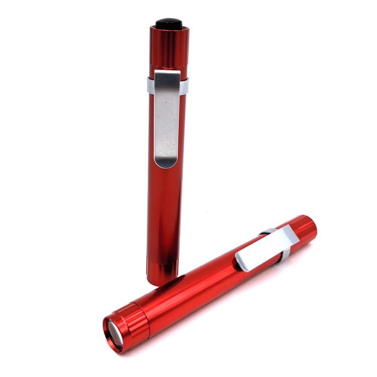 Clover Portable Mini LED Flashlight Medical First Aid Pen Light With Pupil Gauge Measurements Doctor Nurse