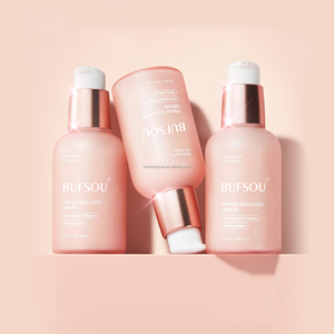 Suero Facial Orgánico Antienvejecimiento de Marca Privada, Suero Triple Colágeno, Suero Reparador Iluminador y Blanqueador para el Cuidado de <span class=keywords><strong>la</strong></span> Piel - Product Image 1