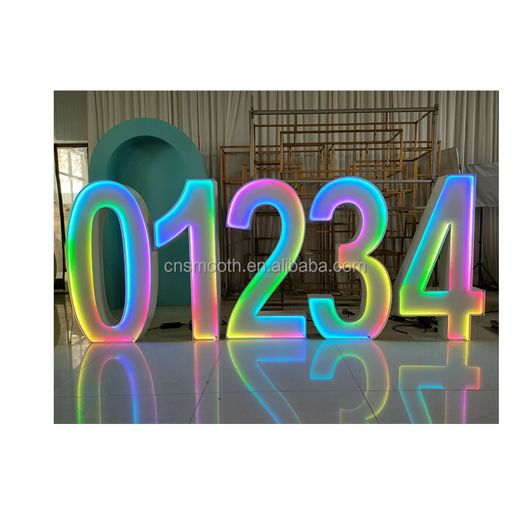Свадьба, уличная комната, гигантская цифра, буква, светодиодный светильник, знак, оптовая продажа, любовь, 4 фута, шатер, буква, номер